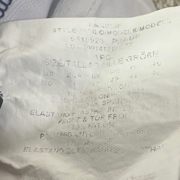 Miraclesuit One Piece in Navy and White - Picture 3 of 5